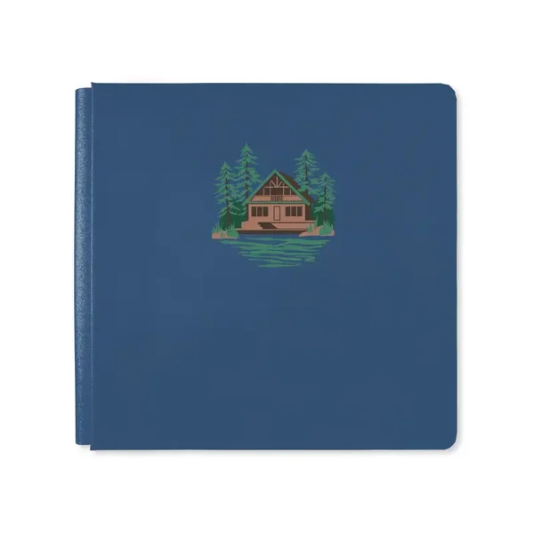 12x12 Foiled Album Cover - Lakeside Memories (Blue Agate)