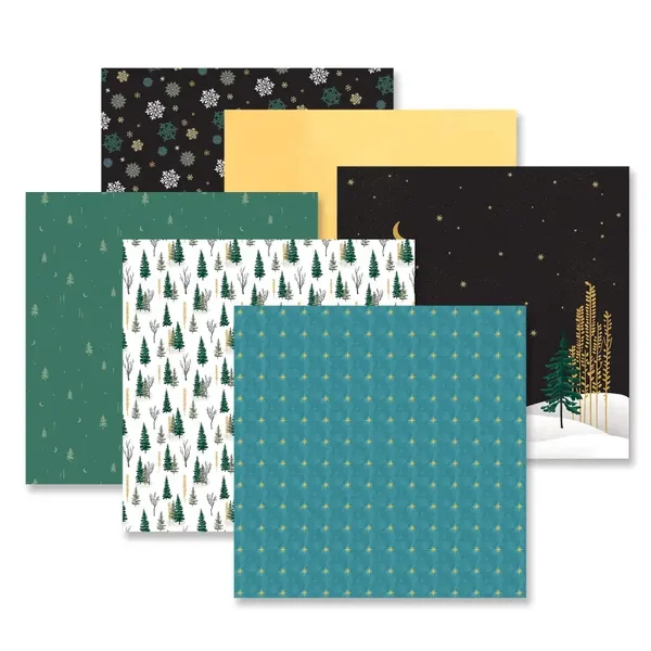 Moonlit Pines Paper Pack (12/pk)
