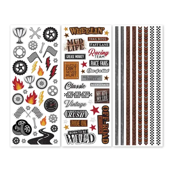 Revved Up! Stickers (3/pk)