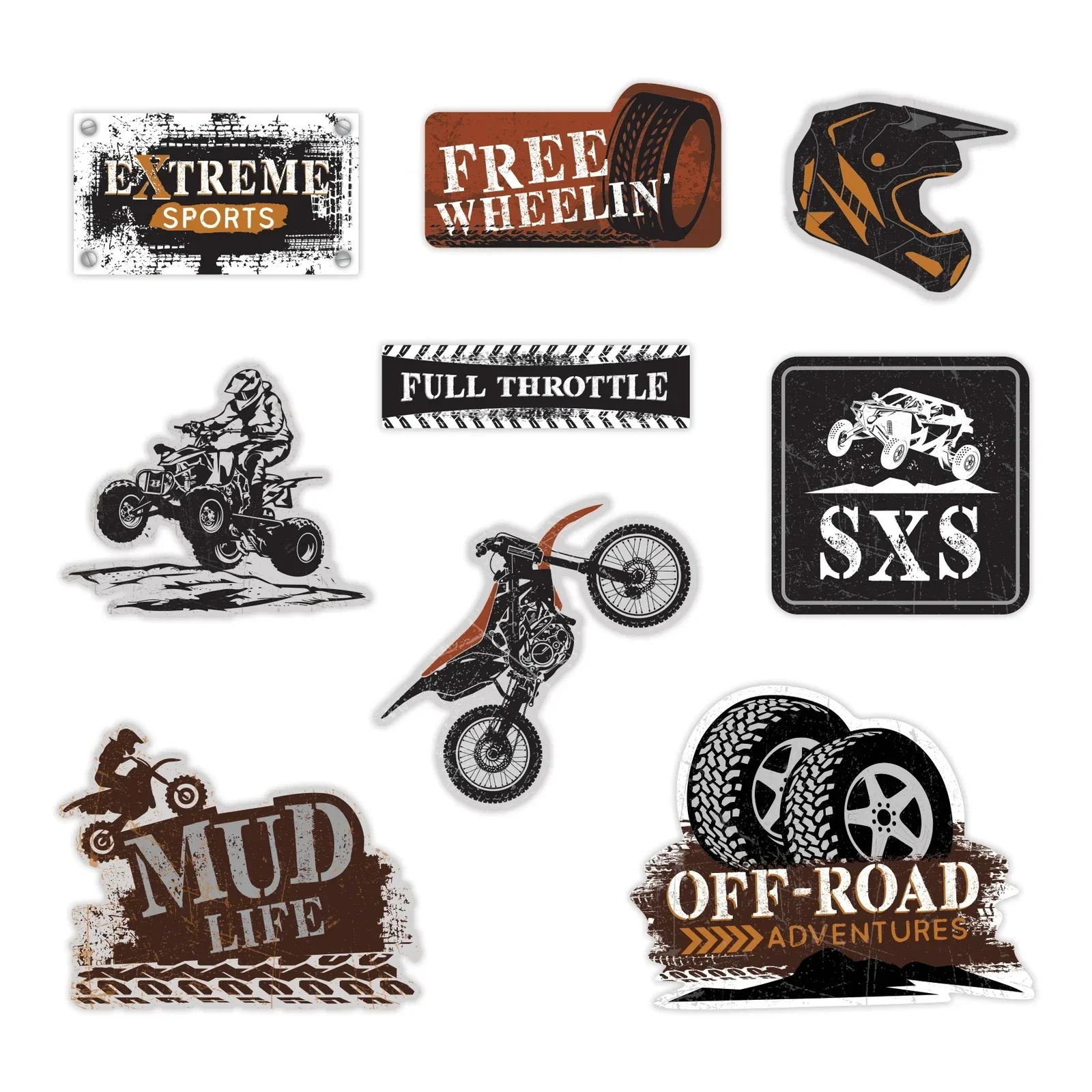 Revved Up! Off-Road Embellishments (9/pk)