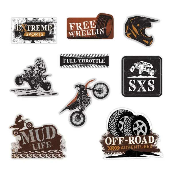 Revved Up! Off-Road Embellishments (9/pk)