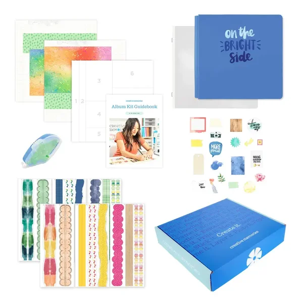 Album Kit: On the Bright Side - Vivid Blue