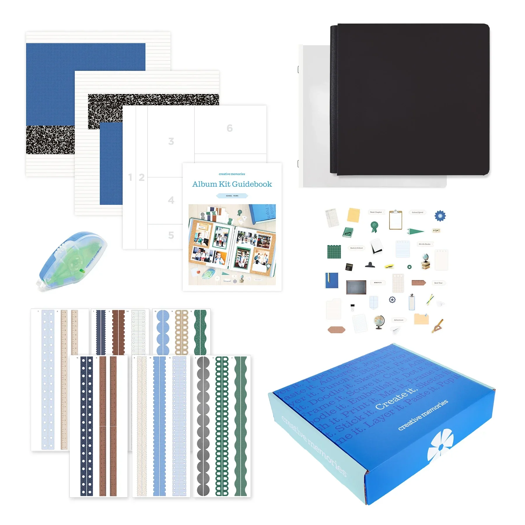 Album Kit: School Years - Ebony