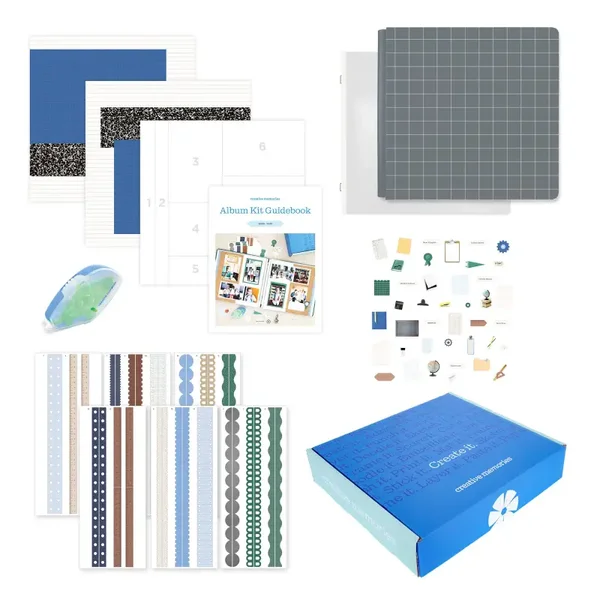 Album Kit: School Years - Classic Grid (Flint)