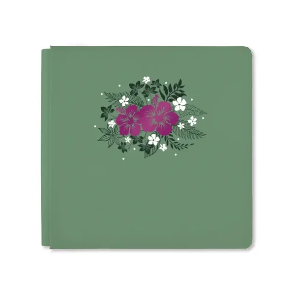 12x12 Foiled Album Cover - Tropical Garden (Spruce Green)