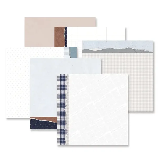 Weathered Indigo Fast2Fab-Inspired Paper Pack (12/pk)