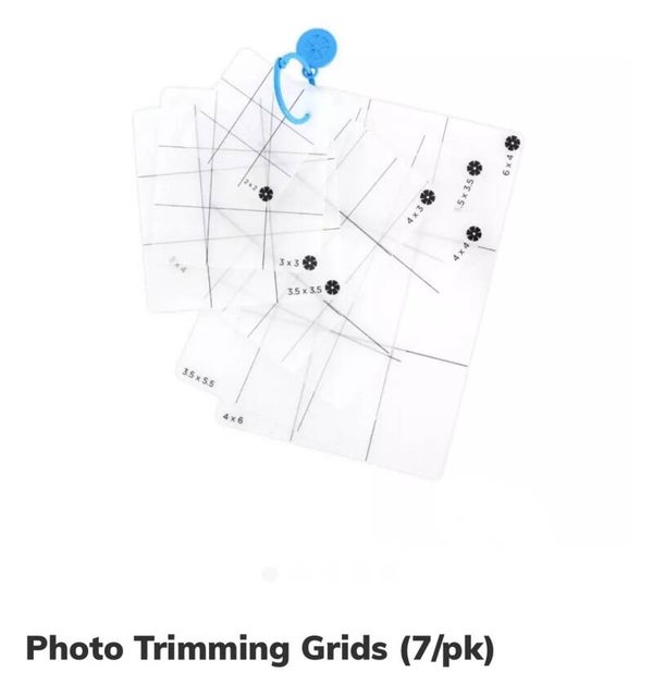 Photo Trimming Grids (7/pk)