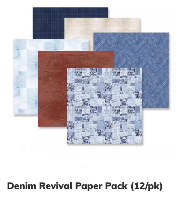 Denim Revival Designer Paper Pack (12/pk)