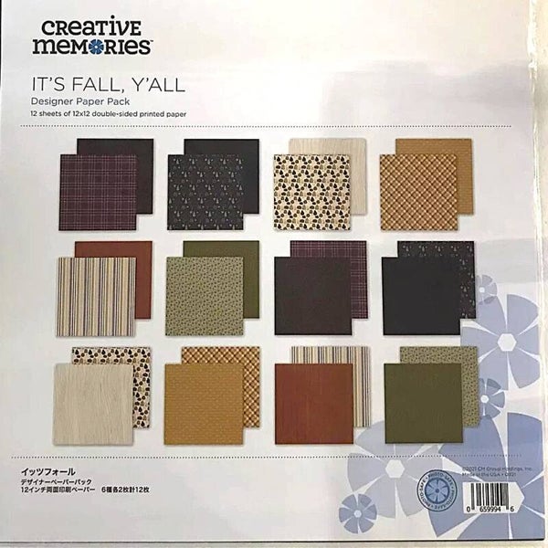 Its Fall Y'all Designer Paper Pack (12/pk)