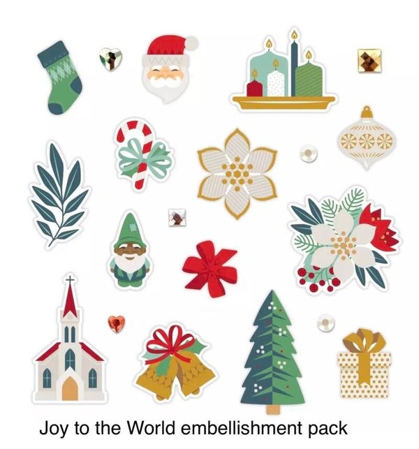 Joy to the World Embellishments (40/pk)
