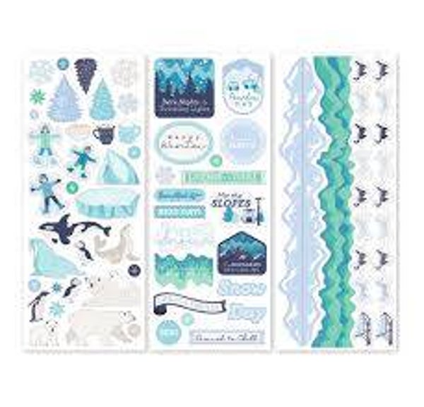 Polar Lights Stickers (3/pk)