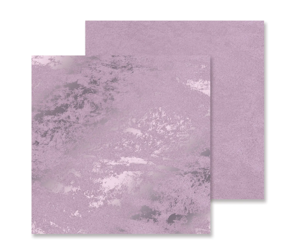 Molten Lava Foiled Paper -  Purple Ice