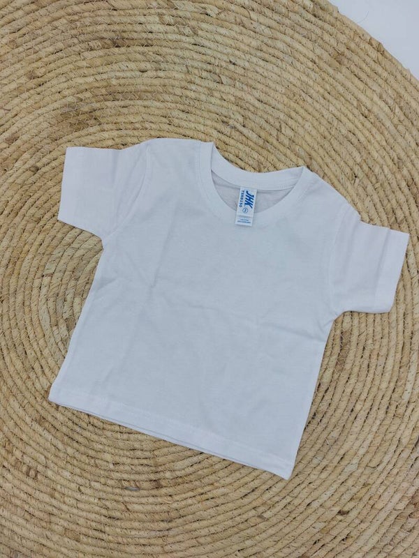 T shirt wit korte mouwen