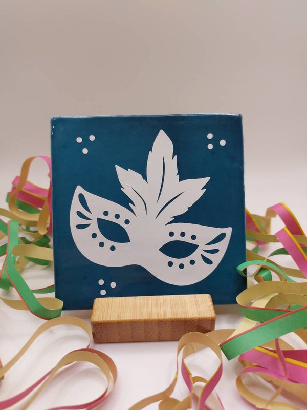 Masker blauw