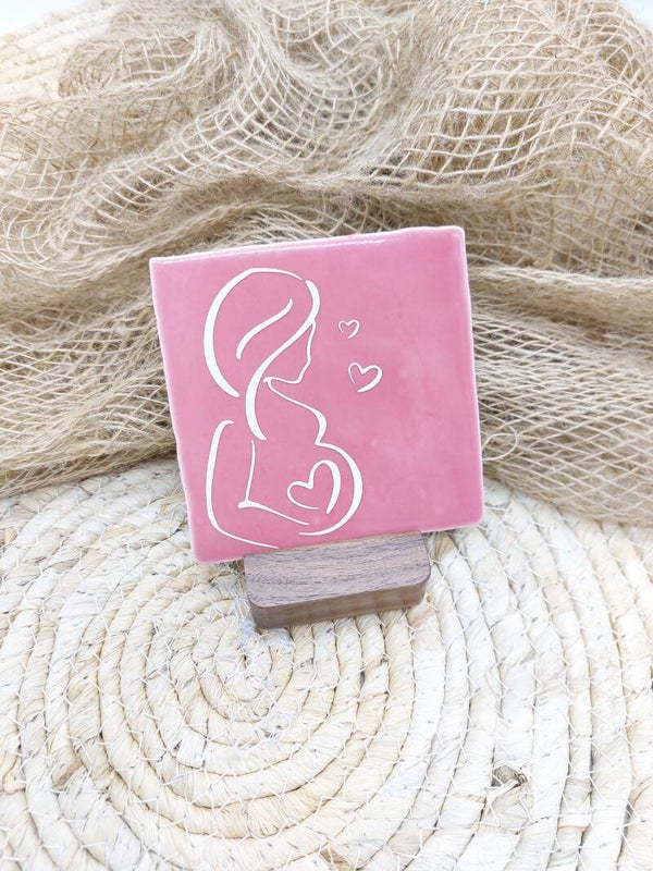 Tegeltje zwangerschap