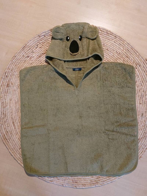 Kinderponcho badhandoek verschillende kleuren