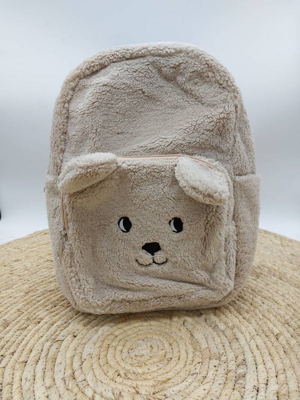 Teddy rugzak beige