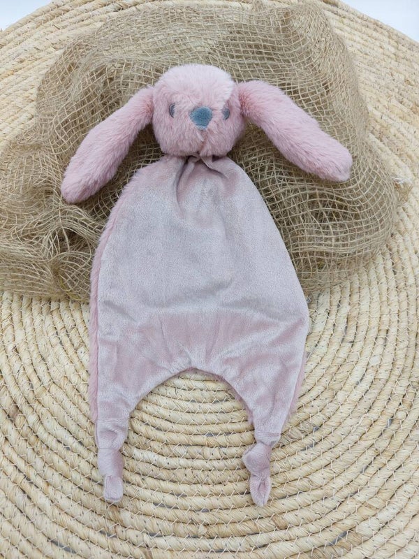 Knuffeldoekje konijn roze