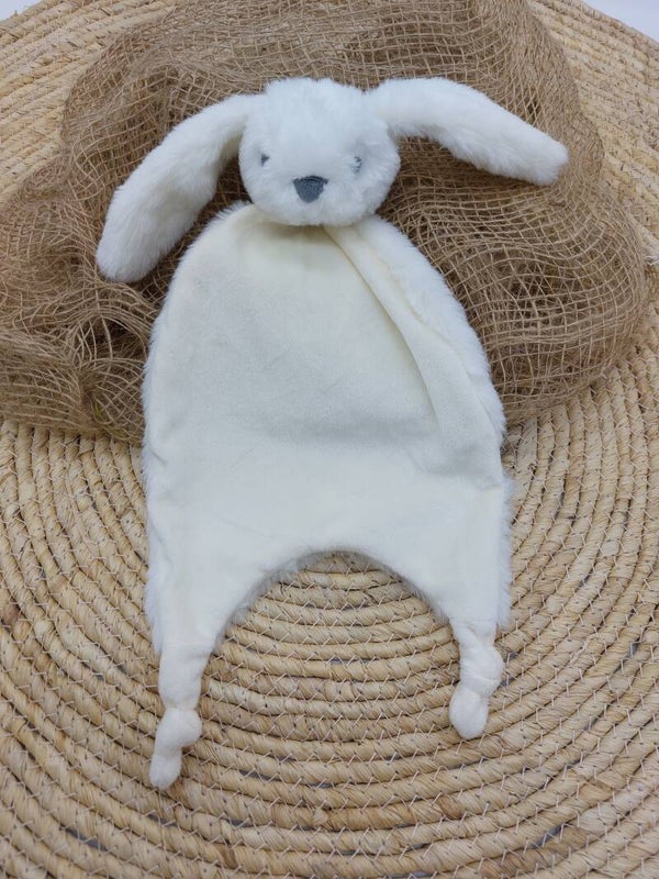 Knuffeldoekje konijn wit