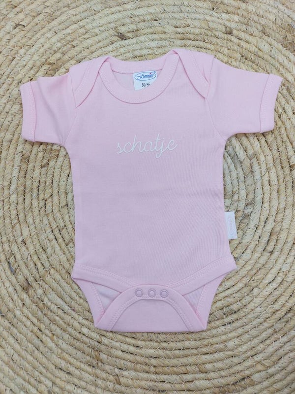 Licht roze romper -50/56- schatje