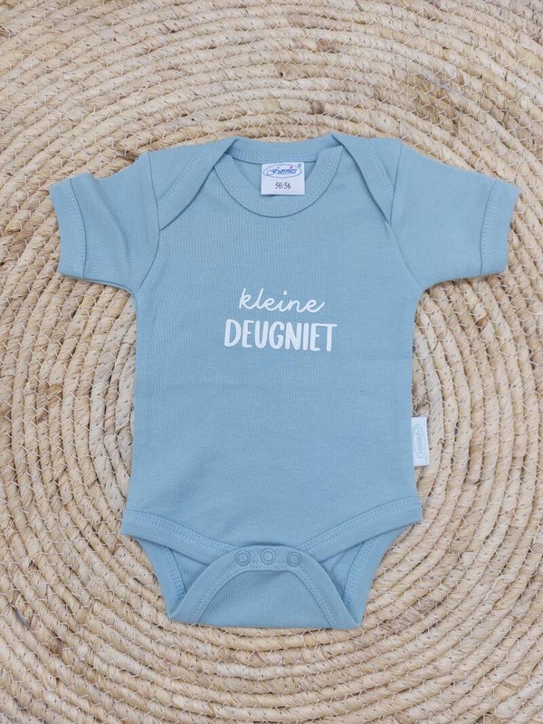 Groen romper -50/56- kleine deugniet