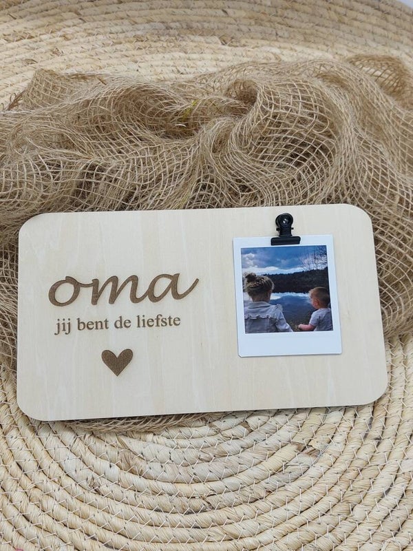 Clipboard Oma jij bent de liefste