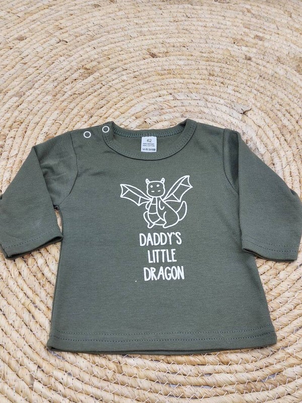 t shirt groen 62 kleine draak