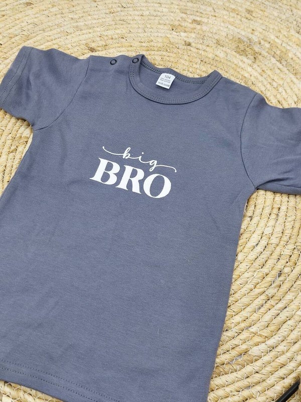 T shirt blauw 104 big bro