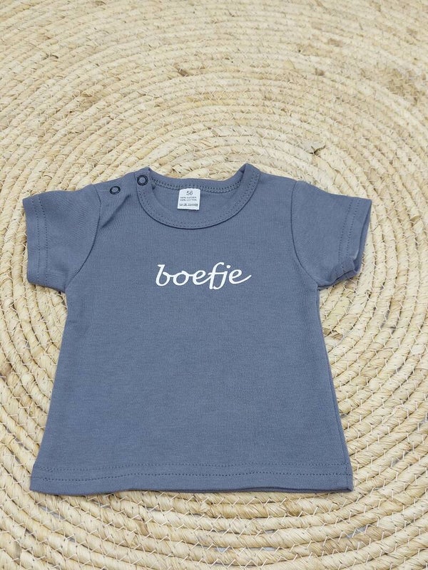 T shirt blauw 56 boefje