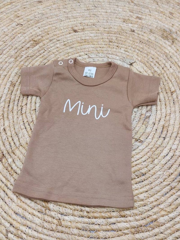 T shirt bruin 62 mini