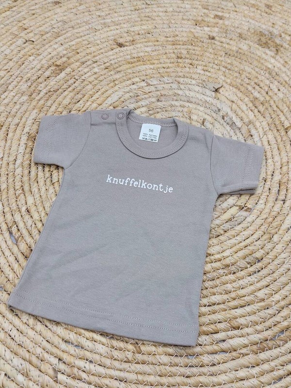T shirt beige 56 knuffelkontje