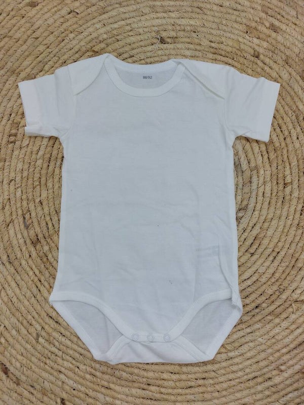 Romper wit korte mouwen