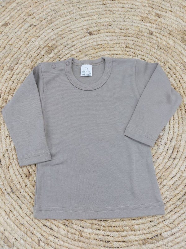 T shirt lange mouwen crème