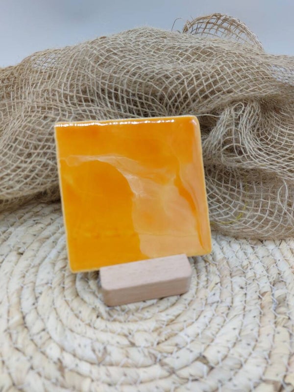 Blanco tegel oranje