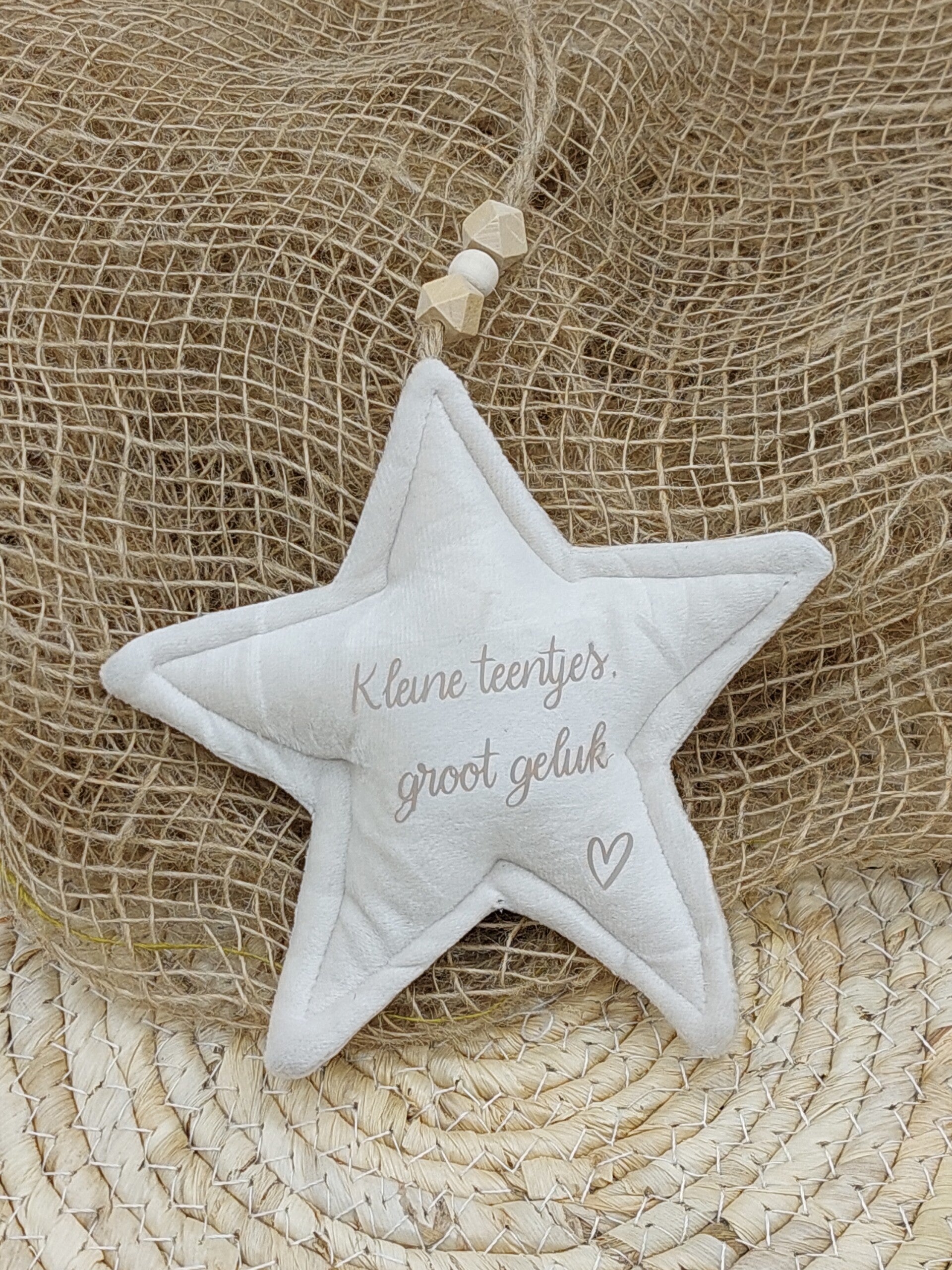 Kerstster kleine teentjes, groot geluk