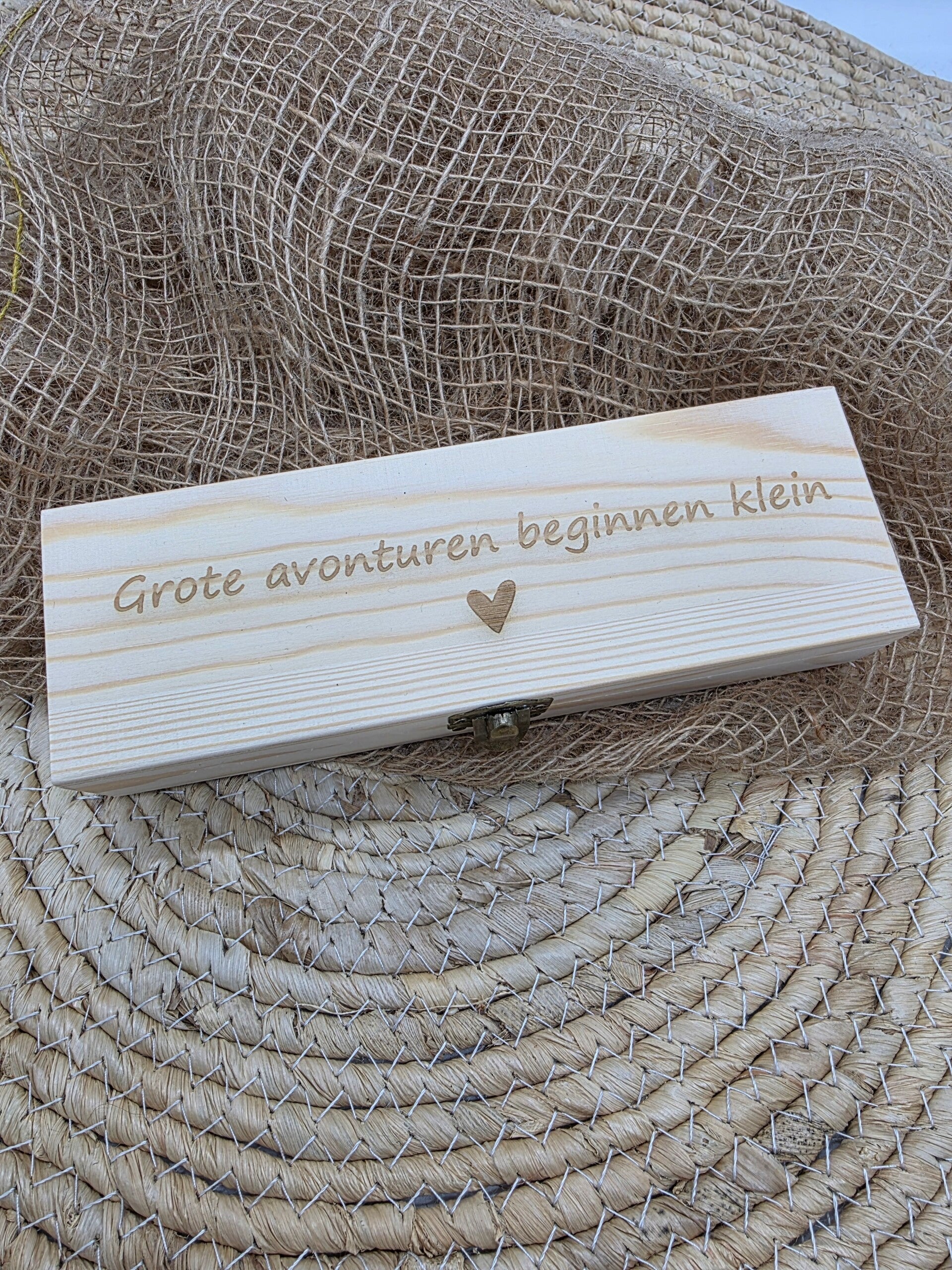 Zwangerschapstest bewaardoosje