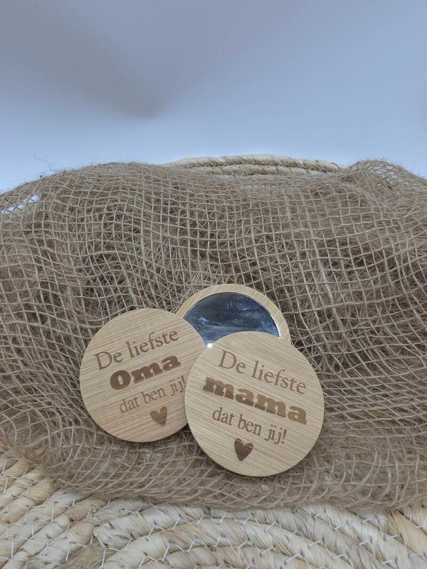 Handspiegel De liefste mama dat ben jij!