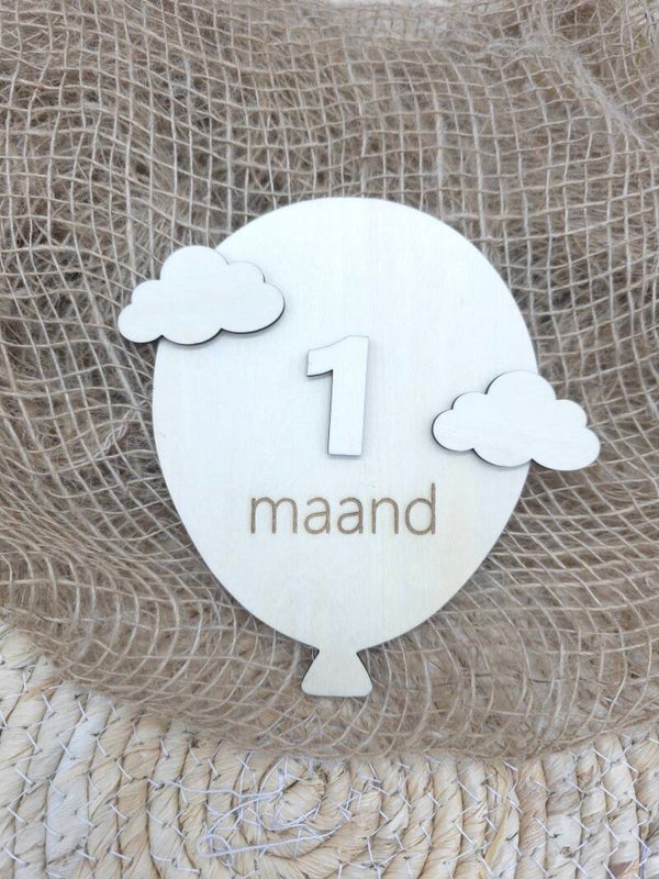 Mijlpaarkaart ballon
