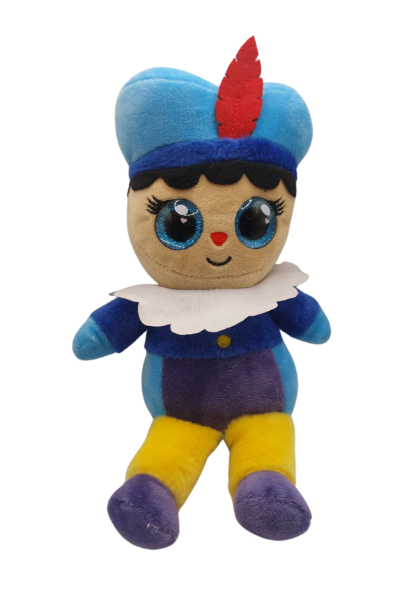 Pietenknuffel blauw met naam