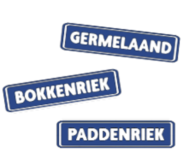 Raamsticker naambord per stuk
