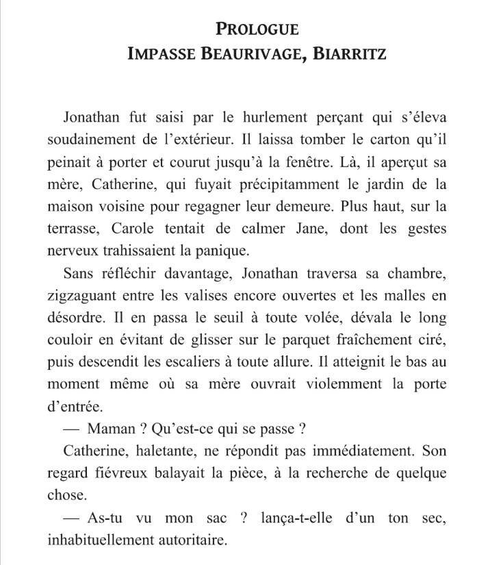 Extrait gratuit et prologue à lire en ligne du thriller français Les Chroniques de Beaurivage de l'auteur Jean-Philippe Servy.