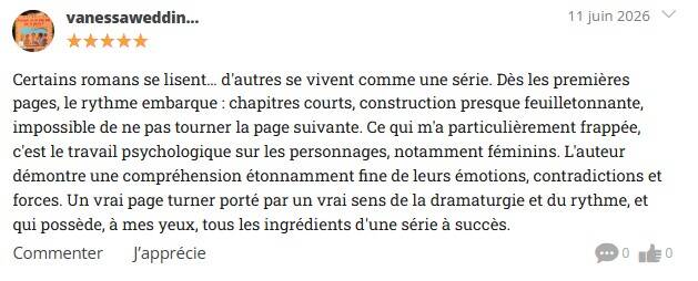 Critique Babelio élogieuse pour Les Chroniques de Beaurivage, thriller situé au Pays basque.