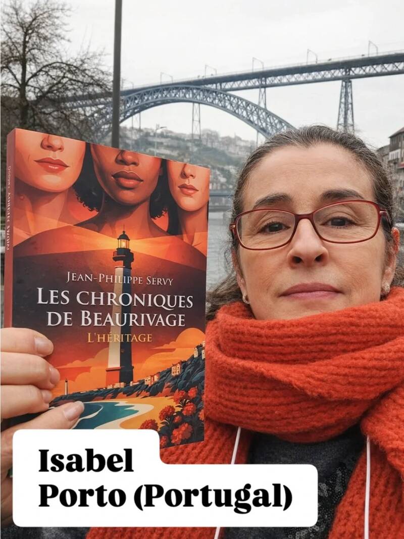 Le roman Les Chroniques de Beaurivage de Jean-Philippe Servy lu à l'étranger : Floride (USA), Porto (Portugal), Séville et Madrid (Espagne), Guadeloupe, Marrakech (Maroc), Koh Samui (Thaïlande) et Abu Dhabi (Émirats arabes unis).