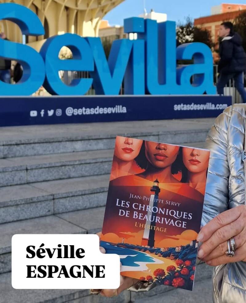 Le roman Les Chroniques de Beaurivage de Jean-Philippe Servy lu à l'étranger : Floride (USA), Porto (Portugal), Séville et Madrid (Espagne), Guadeloupe, Marrakech (Maroc), Koh Samui (Thaïlande) et Abu Dhabi (Émirats arabes unis).