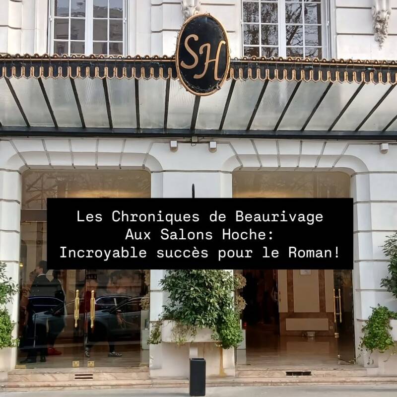 L'auteur Jean-Philippe Servy, parrain et invité d'honneur de l'exposition GEN Feelings Fashion Week à Paris par Sabine Matarasso, présentant son thriller Les Chroniques de Beaurivage.