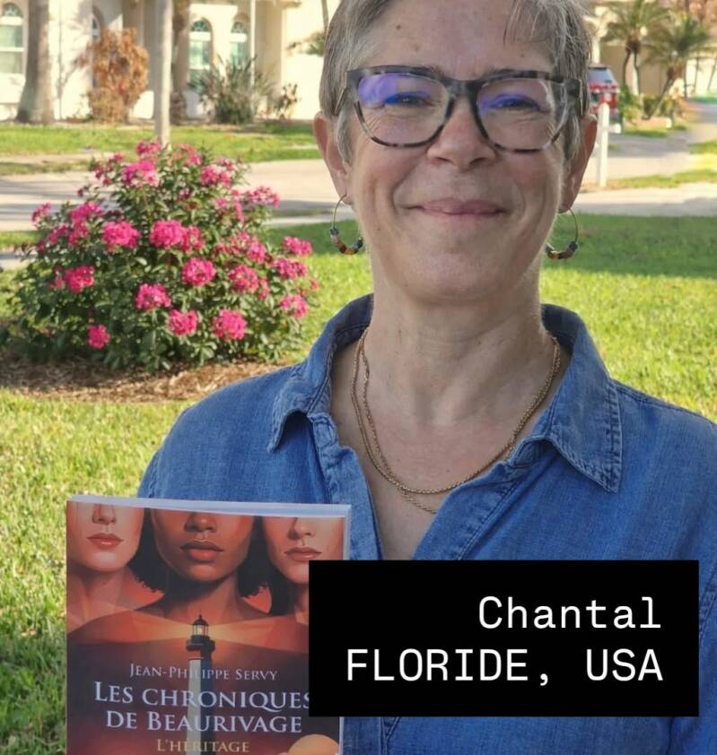 Le roman Les Chroniques de Beaurivage de Jean-Philippe Servy lu à l'étranger : Floride (USA), Porto (Portugal), Séville et Madrid (Espagne), Guadeloupe, Marrakech (Maroc), Koh Samui (Thaïlande) et Abu Dhabi (Émirats arabes unis).