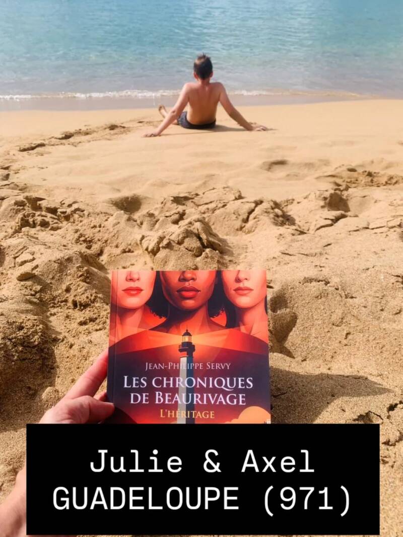 Le roman Les Chroniques de Beaurivage de Jean-Philippe Servy lu à l'étranger : Floride (USA), Porto (Portugal), Séville et Madrid (Espagne), Guadeloupe, Marrakech (Maroc), Koh Samui (Thaïlande) et Abu Dhabi (Émirats arabes unis).
