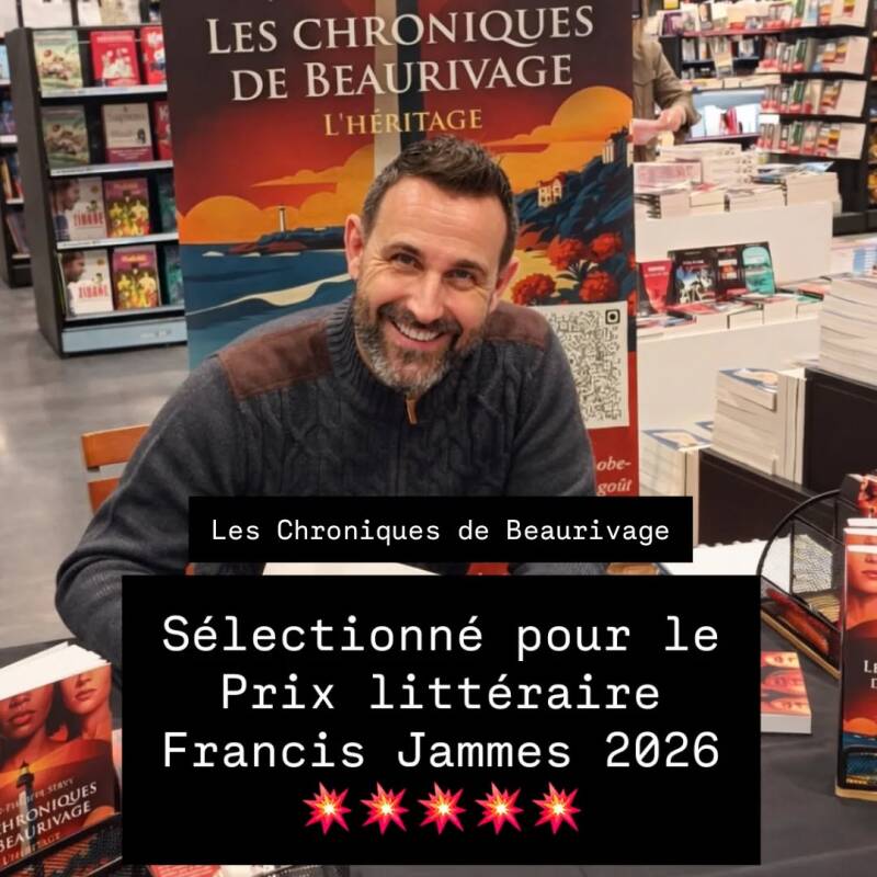 Le roman Les Chroniques de Beaurivage de Jean-Philippe Servy, sélectionné pour le Prix littéraire des Trois Couronnes 2026 et le Prix littéraire Francis Jammes 2026.