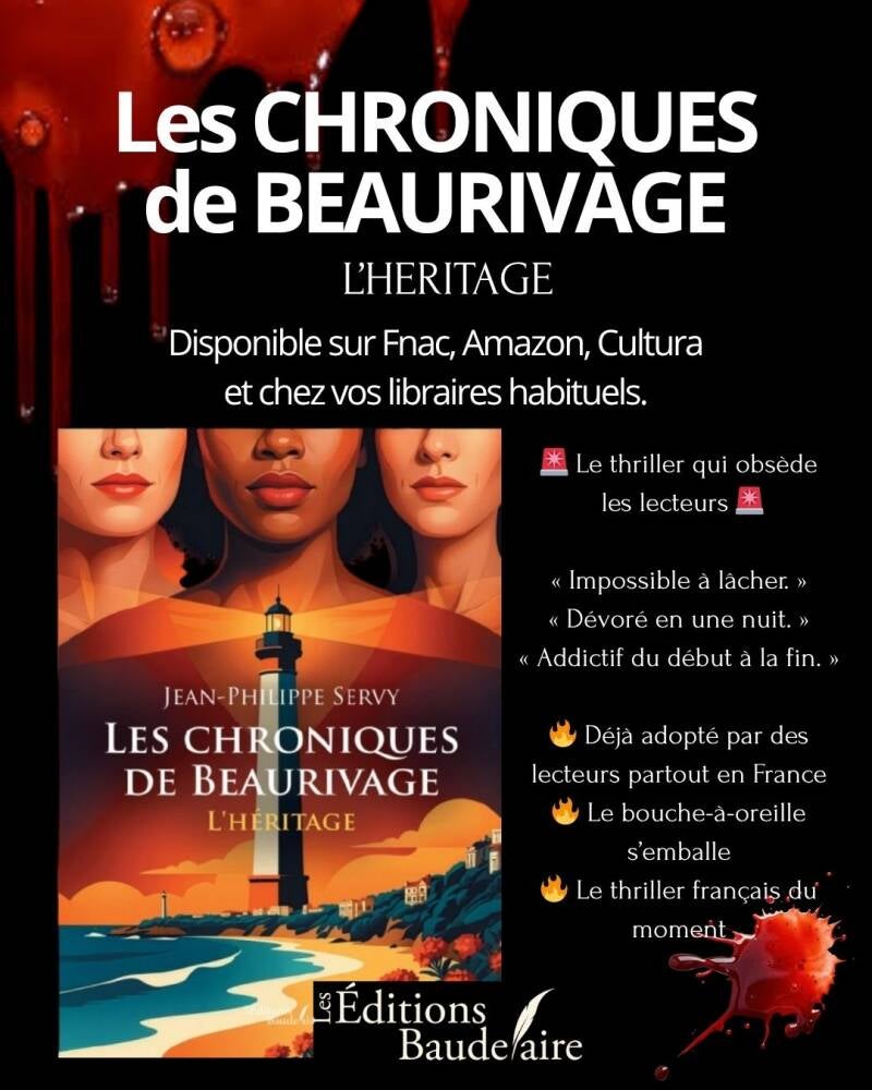 Jean-Philippe Servy, auteur du roman et thriller psychologique incontournable de l'été Les Chroniques de Beaurivage. Portrait du romancier français et artiste Pop Art à lire à la plage ou à la piscine.