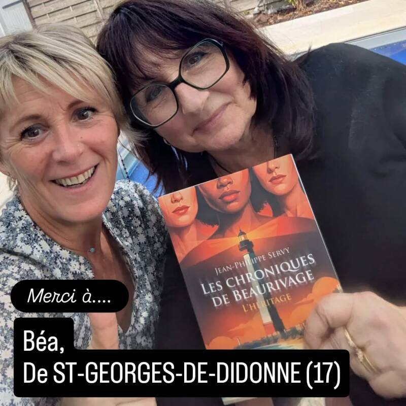 Les Chroniques de Beaurivage de Jean-Philippe Servy, le thriller incontournable de l'été à lire à la plage ou à la piscine. Un véritable succès populaire adopté par les lecteurs dans la France entière, toutes régions confondues.